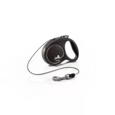 Flexi Black Design XS zsinór 3m 8kg-ig Ezüst