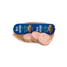 Brit Premium Sausage Turkey & Pea saláma pre psov 800 g