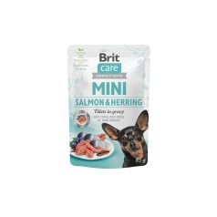 Brit Care MINI Pouch Salmon & Herring 85 g krmivo pre psov
