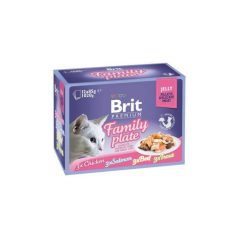   Brit Premium Cat Delicate Fillets in Jelly Family Plate 1020 g (12×85 g)