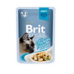Brit Premium Cat Delicate Fillets in Gravy with Chicken 85g