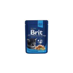 Brit Premium Cat Pouches Chicken Chunks for Kitten 100 g