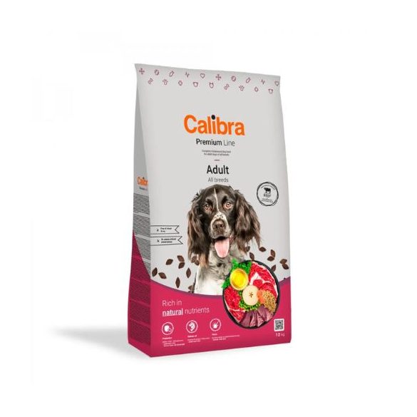 Calibra Dog Premium Line Adult Beef krmivo pre psov 12 kg