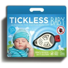   Tickless Baby ultrazvukový odpudzovač kliešťov a bĺch pre bábätká béžový