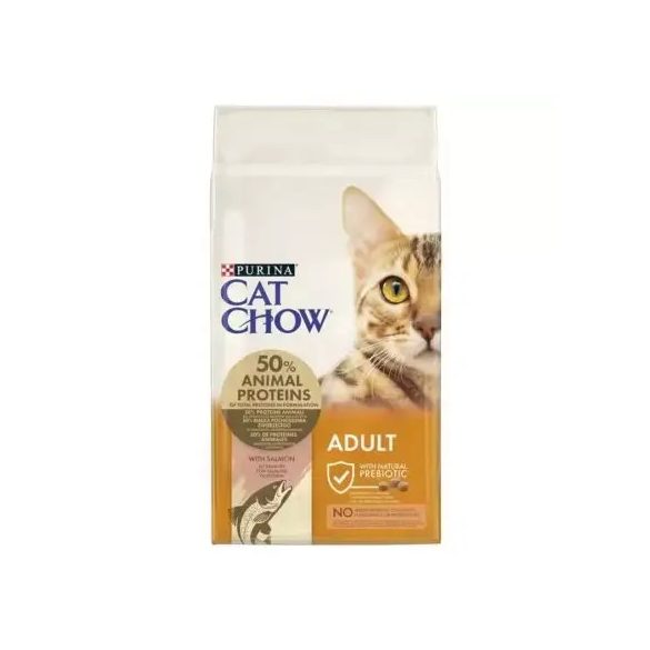 CAT CHOW Adult suché krmivo pre dospelé mačky bohaté na lososa