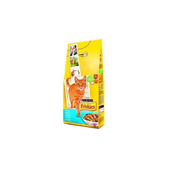 Friskies s lososom a pridanou zeleninou suché krmivo pre mačky 10kg