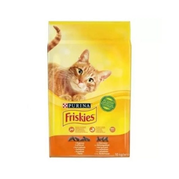 Friskies s kuracím mäsom a pridanou zeleninou 10kg