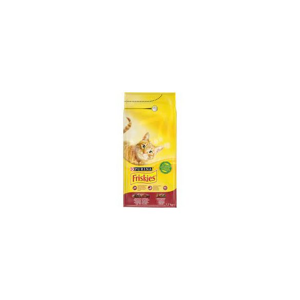 Friskies s hovädzím, kuracím mäsom a zeleninou suché krmivo pre mačky 10 kg