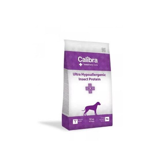 Calibra VD Dog Ultra-Hypoallergenic Insect krmivo pre psov 12kg