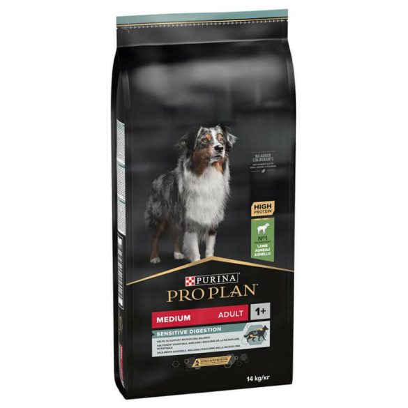 Purina Pro Plan Medium Adult Sensitive Digestion jahňacie 14+2,5 kg krmivo pre psov