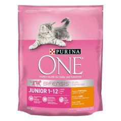   Purina ONE JUNIOR Csirkében gazdag, teljes kiőrlésű gabonákkal száraz macskaeledel 800 g