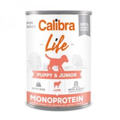 Calibra Dog Life Puppy & Junior Lamb & rice konzerva 400g