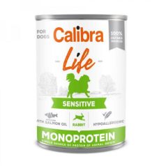 Calibra Dog Life Sensitive Rabbit konzerva 400g
