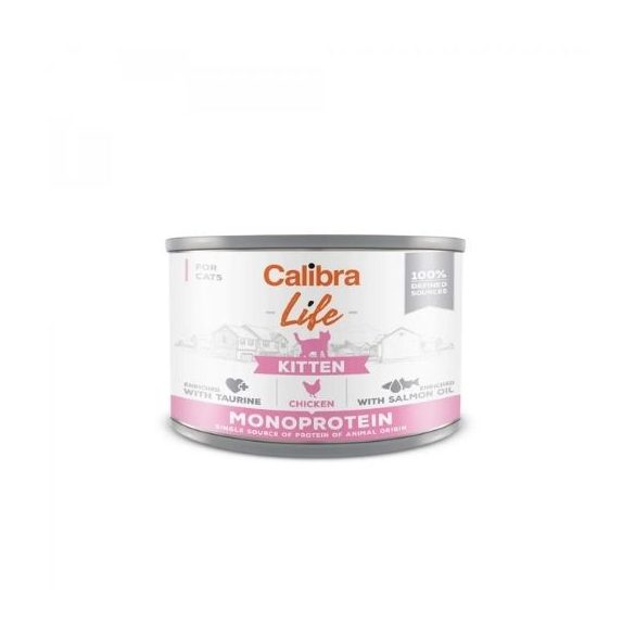 Calibra Cat Life Kitten Kuracie konzerva 200 g