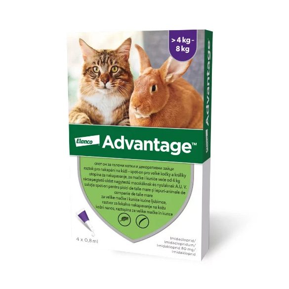 Advantage Spot-on pre mačky 0,8 ml (od 4 kg)