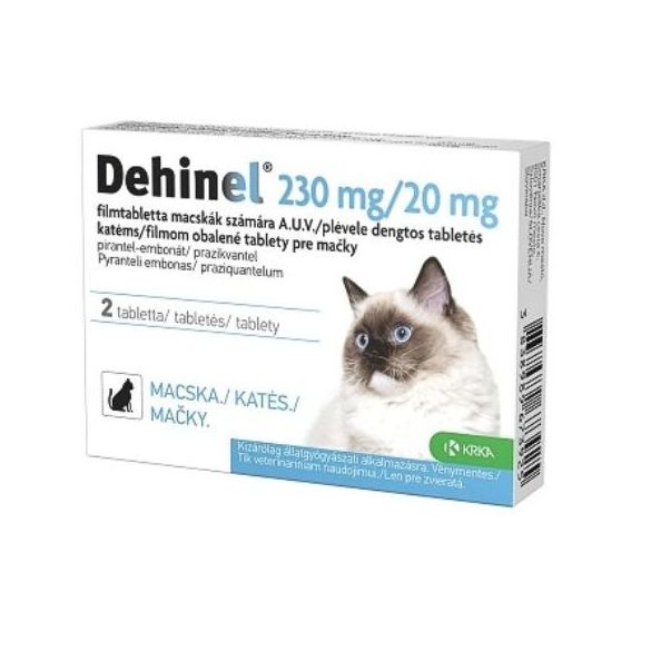 Dehinel Cat tableta 230 mg/20 mg 2x