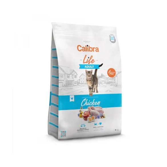 Calibra Cat Life Adult Chicken krmivo pre mačky 6 kg