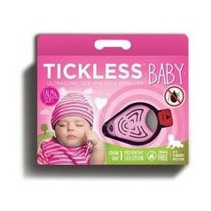   Tickless Baby ultrazvukový odpudzovač kliešťov a bĺch pre bábätká ružový