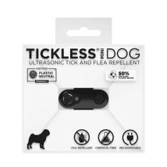   Tickless Mini odpudzovač kliešťov pre malých psov čierny