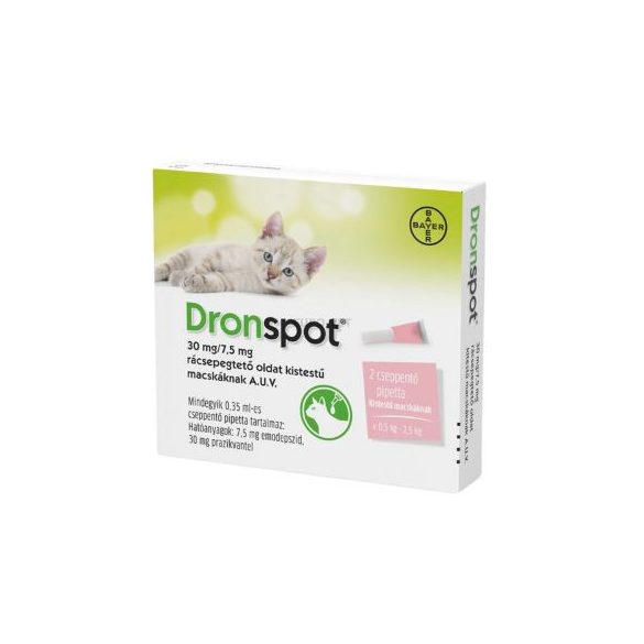 Dronspot Spot-on pre mačky 0,35 ml (do 2,5 kg) 2x 