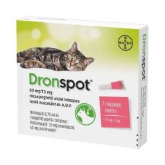 Dronspot Spot-on pre mačky 0,7 ml (2,5–5 kg) 2x