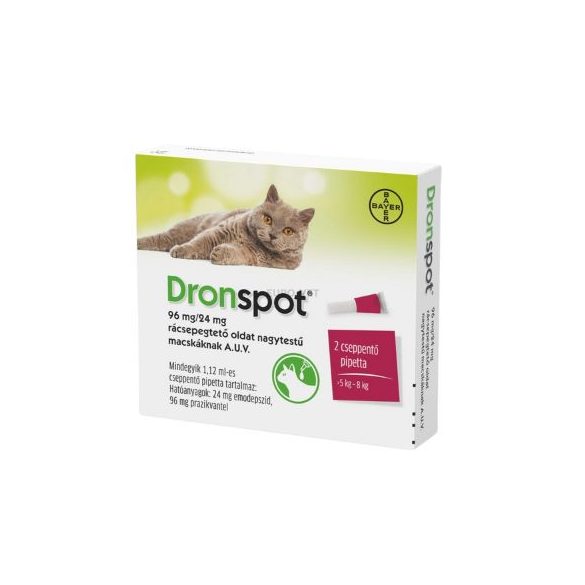 Dronspot Spot-on pre mačky 1,12 ml (5–8 kg) 2x