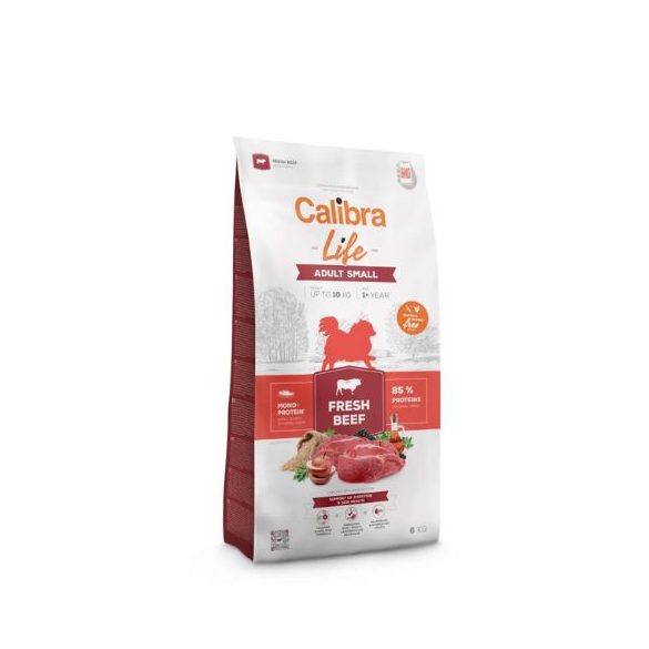 Calibra Dog Life Adult Small Breed Fresh Beef krmivo pre psov 6 kg