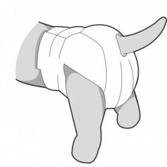 Flamingo psia plienka – nohavičky XL 12ks