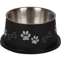 Flamingo kovová miska Bella čierna 640ml