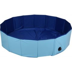 Flamingo bazén Splatter Modrý 120x30 cm