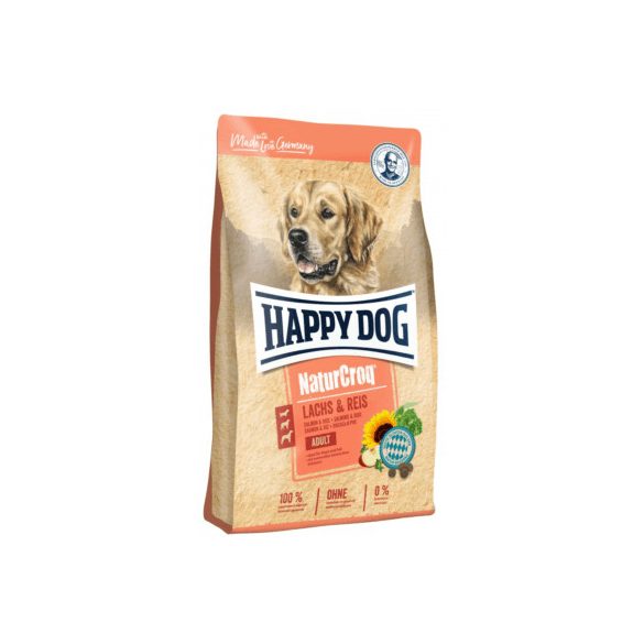 Happy Dog NaturCroq Salmon & Rice 11 kg Kutyatáp