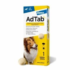 AdTab žuvacie tablety pre psy 22-45 kg 1 ks