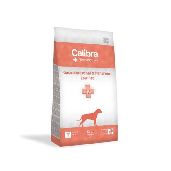 Calibra VD Dog Gastrointestinal & Pancreas Low Fat krmivo pre psov 12kg