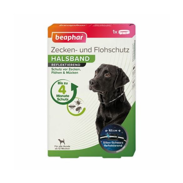 Beaphar Bylinkový reflexný obojok pre psy 65 cm