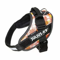   Julius-K9 IDC Powerpostroj, s nápisom, veľkosť 0 "Ružové kvety"