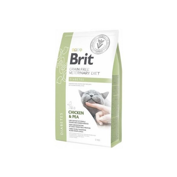 Brit Veterinary Diets Cat GF Diabetes 2kg