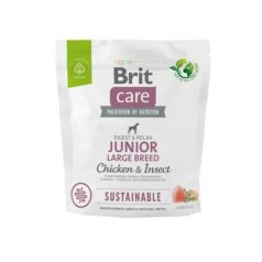   Brit Care Sustainable Junior Large Breed Chicken & Insect 1 kg krmivo pre psov