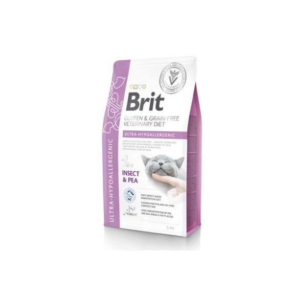 Brit Veterinary Diets Cat GF Ultra‑Hypoallergenic 5kg