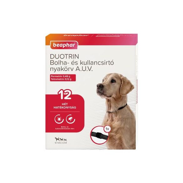 Beaphar Duotrin antipaténkový a proti kliešťom obojok