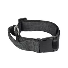   Julius K9 obojok s rukoväťou a vymeniteľným nápisom 50 mm / 49–70 cm čierny
