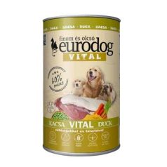 Euro Dog Konzerva Vital Kačka 1240g