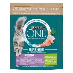   Purina ONE Sensitive morčacie suché krmivo pre mačky 800 g