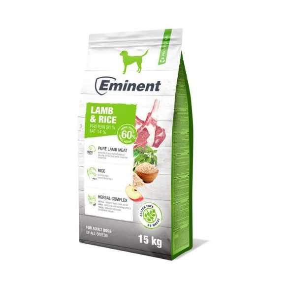 Eminent Lamb & Rice 15+2 kg