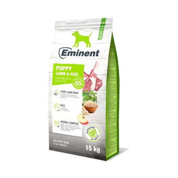 Eminent Puppy Lamb & Rice 15+2 kg