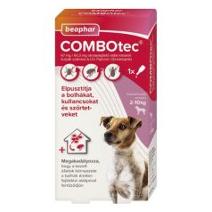   Beaphar Combotec Dog S 1x antiparazitárny spot-on proti blchám a kliešťom pre psov (2-10kg)
