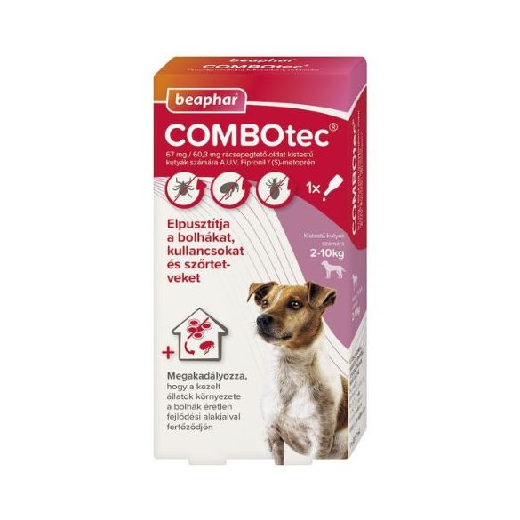 Beaphar Combotec Dog S 1x antiparazitárny spot-on proti blchám a kliešťom pre psov (2-10kg)