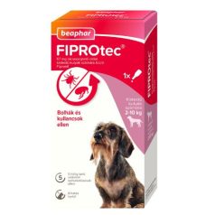   Beaphar Fiprotec Dog S 1x spot-on roztok proti blchám a kliešťom pre malé psy (2-10kg)