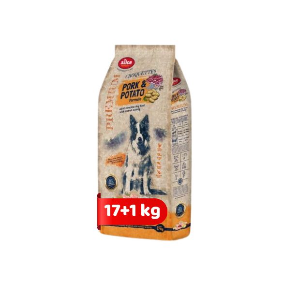Alice Professional Adult pork a potato 17+1kg krmivo pre psov