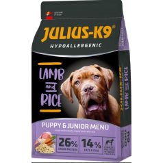   Julius-K9 Hypoalergén krmivo pre psov & Junior Lamb & Rice 3kg