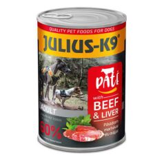 JULIUS - K9 Paté Beef & Liver adult konzervy 400g